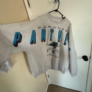 Abercrombie & Fitch Gray Panthers Crewneck Sweater